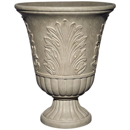Classic Home & Garden Classic Home & Garden 19 in. H X 16 in. D Plastic Larissa Urn Planter Sand 416P-190R